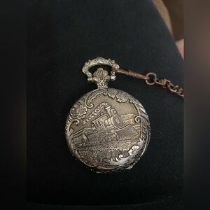 Vintage 1970’s Paul Jardin Train Pocket Watch